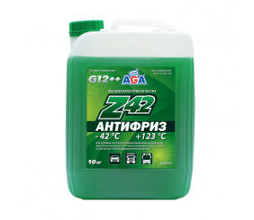 Антифриз AGA 050 Z -42С зеленый 10 кг