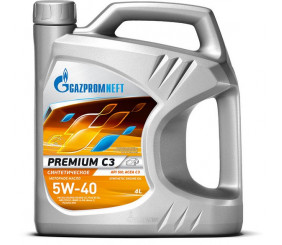 Масло Gazpromneft Premium C3 SP 5/40 4л синт